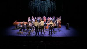 Concert pendant le stage de chant avec Rolandas Muleika vers Toulouse.