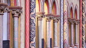 Détails de l'Eglise de Gesù où se passe le stage de chant à Toulouse avec Rolandas Muleika
