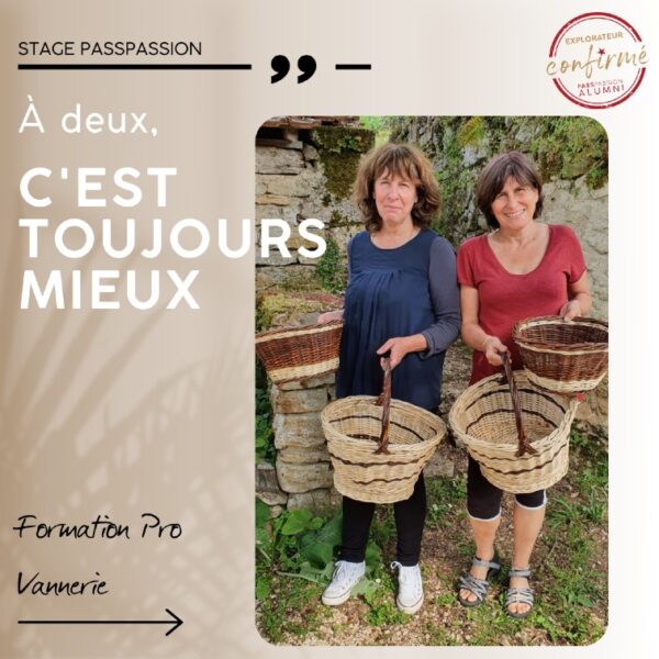 Formation vannerie d'osier