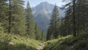 Paysage des Pyrénées pendant la stage de berger en estive avec ou sans son chien