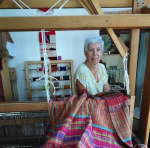 Christiane Million tisserande professionnelle