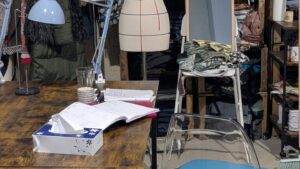Atelier pendant le stage de couture de jupe