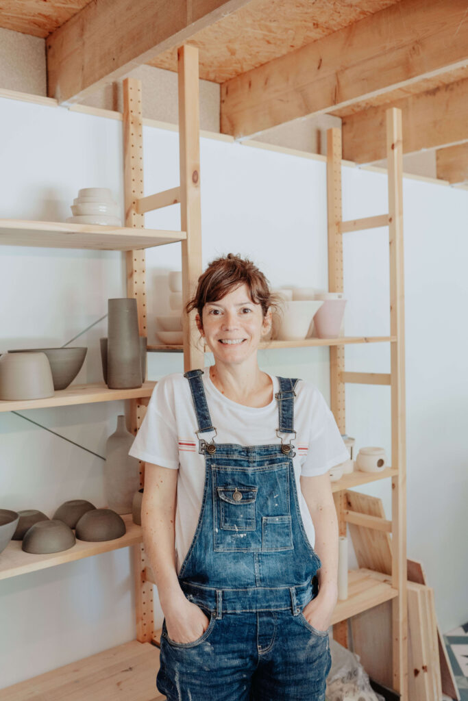 Caroline Guillot, céramiste et potière vers Nantes