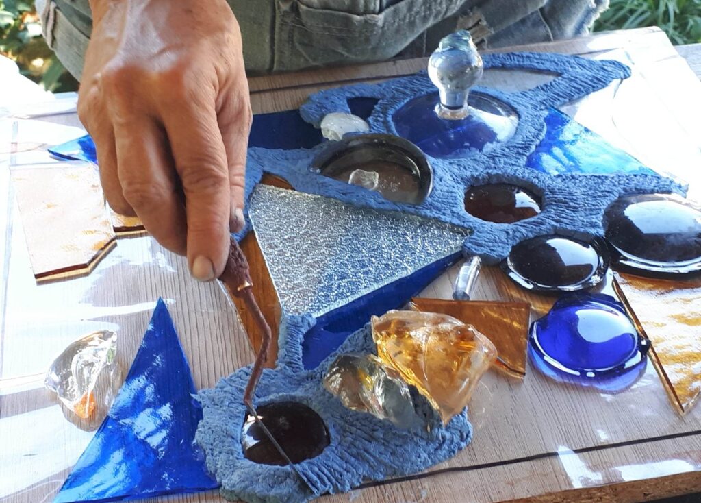 Stage d'initiation au vitrail mexicain écologique