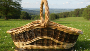 Formation à la vannerie dans le Gers avec un vannier