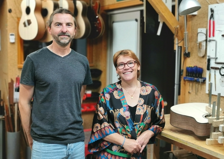 Portrait Catherine et Richard Baudry, luthiers vers Lille