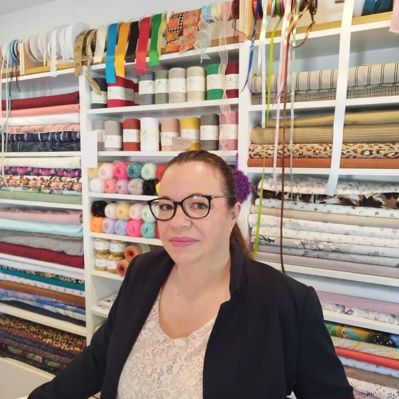Nathalie Bordas, couturière vers Bordeaux
