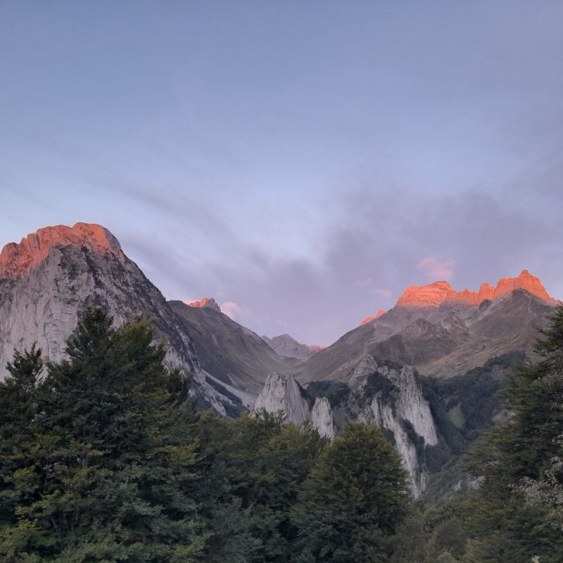 Vue sur les montagnes