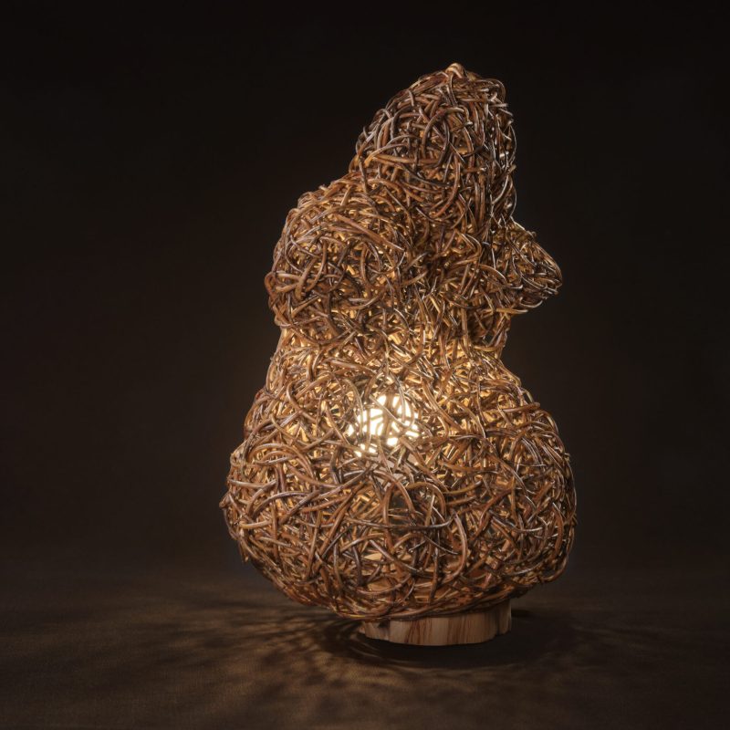 Lampe aléatoire Loïz Appel, vannier en région PACA