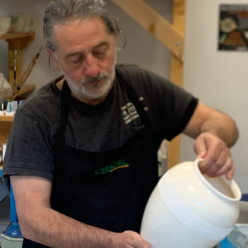Francis Paponie céramiste en Dordogne