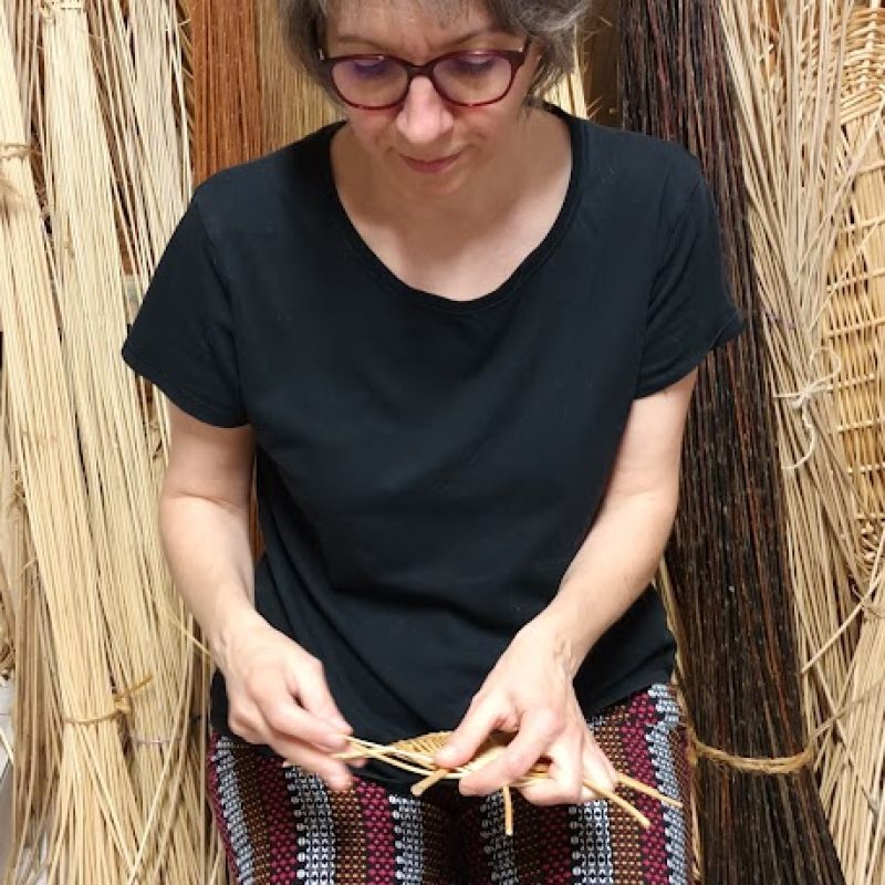 Artisan vannier Chantal Fouillade