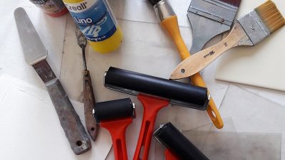 Outils de peinture stage d'initiation à la technique du Monotype