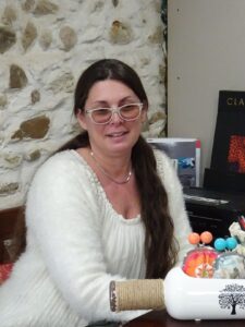 Sandrine Boulanger, tapissière d'ameublement