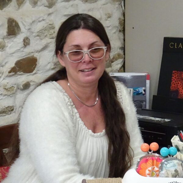 Sandrine Boulanger, tapissière d'ameublement