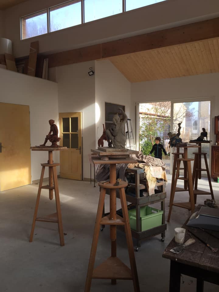 lecreatoire_atelier_art_ecole_sculpture Atelier de sculpteur et sculpture Le Créatoire