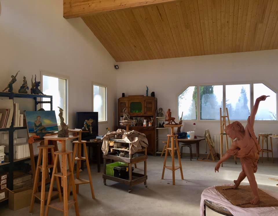 lecreatoire_atelier_art_ecole_sculpture_peinture Atelier de sculpteur et sculpture Le Créatoire
