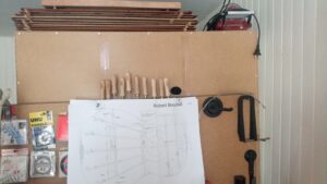 Schéma d'une guitare atelier d'initiation à la lutherie en Ariège
