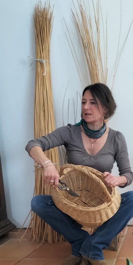 Artisane vannière Claudia Horn