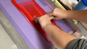 Impression atelier d'initiation à la sérigraphie