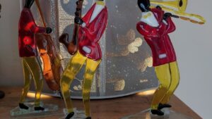Musiciens en fusing pour le stage de fusing dans le Gers