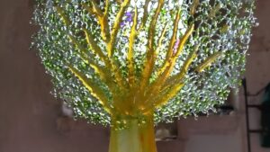Arbre en fusing pour le stage de fusing dans le Gers