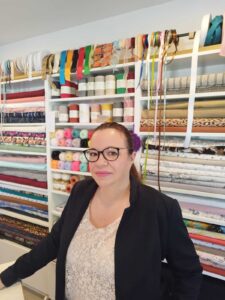 Nathalie Bordas, couturière vers Bordeaux