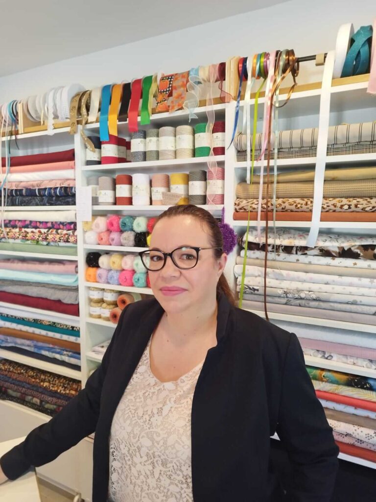 Nathalie Bordas, couturière vers Bordeaux