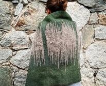 Plaid fait pendant le stage de tissage