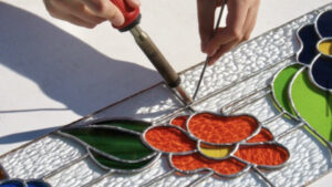 Atelier sur le vitrail Tiffany