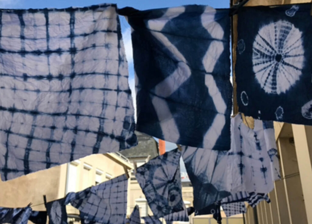 Stage de teinture Shibori à l’indigo