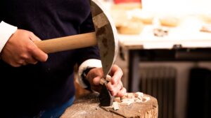 Atelier de mosaïque romaine