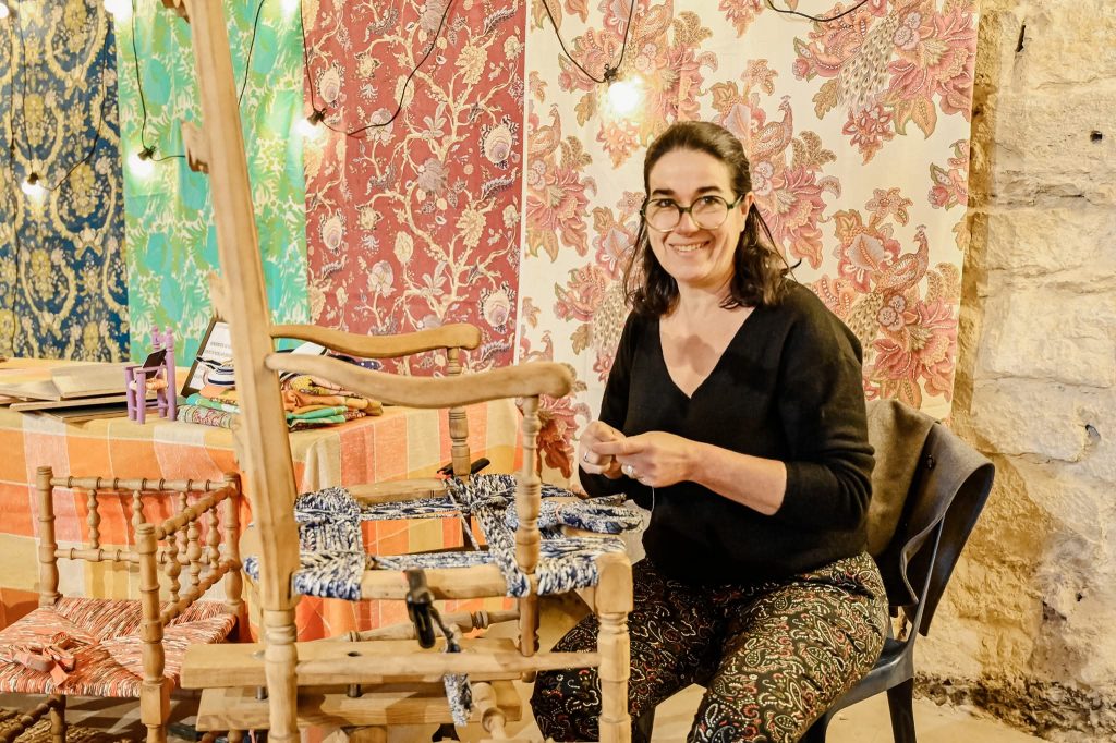 Bérengère Bagage, rempailleuse de chaises