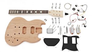 Kit de guitare pro à assembler pendant le stage chez un luthier vers Toulouse