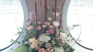 Bouquet pendant l'atelier en compositions florales vers Rouen
